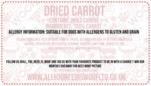 Load image into Gallery viewer, Dried Carrot Small Treat Bag