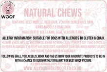 Load image into Gallery viewer, Natural Chews Treat Bag