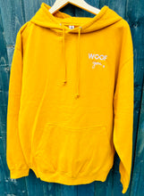 Load image into Gallery viewer, Mustard Embroidered Woof You Hoodie