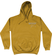 Load image into Gallery viewer, Mustard Embroidered Woof You Hoodie