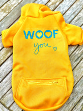Load image into Gallery viewer, Mustard Woof You Hoodie