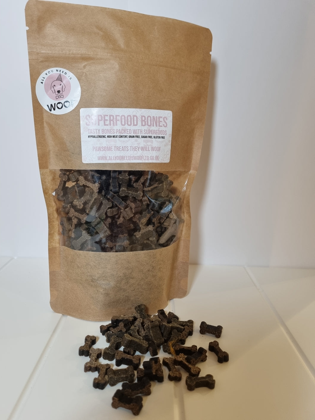 Superfood Bones Treat Bag