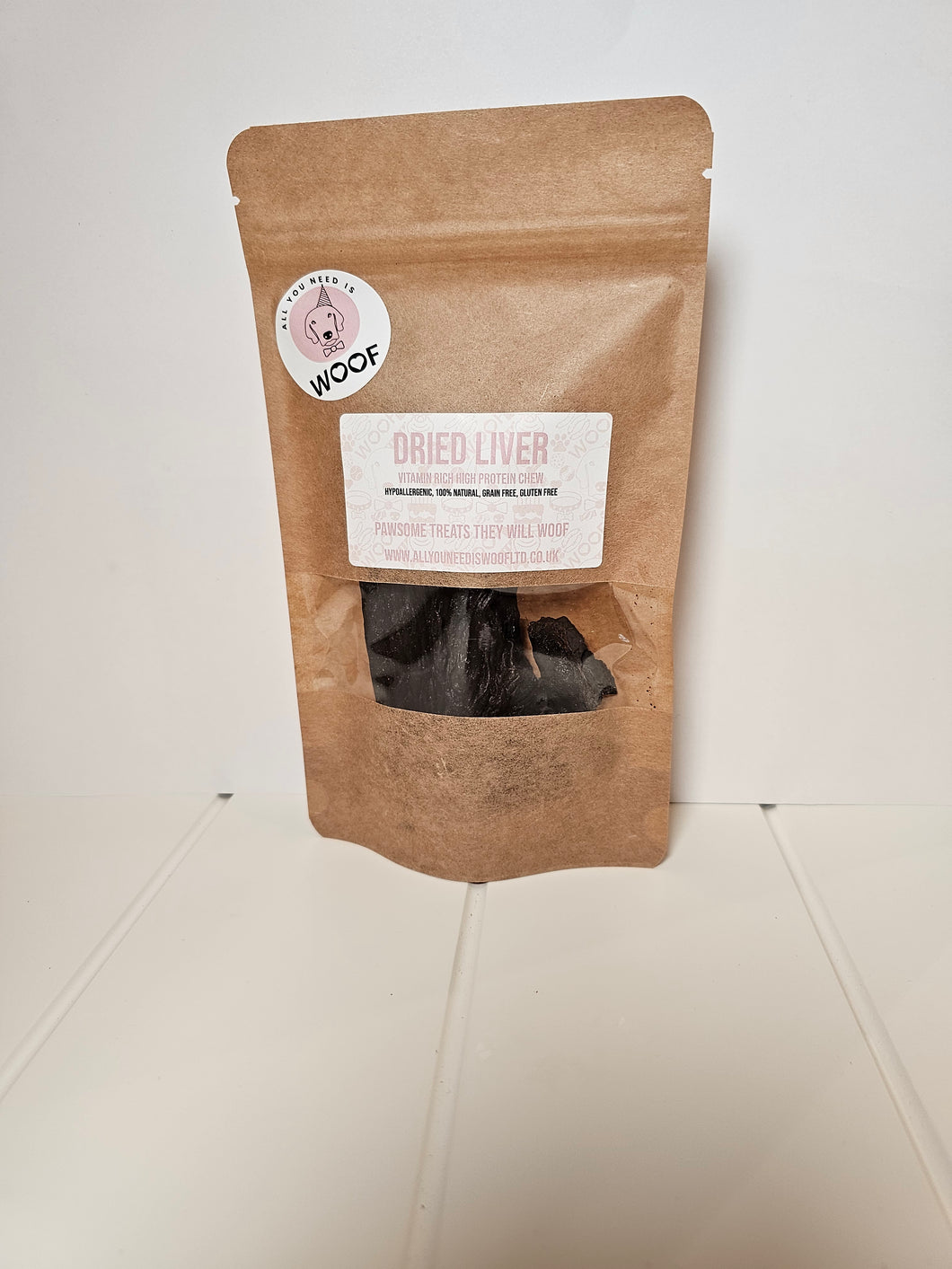 Dried Liver Jerky Small Treat Bag