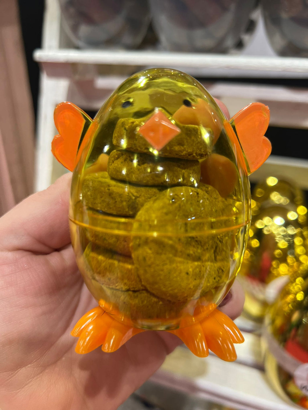 Cookie-Filled Chick Easter Egg