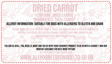 Load image into Gallery viewer, Dried Carrot Small Treat Bag
