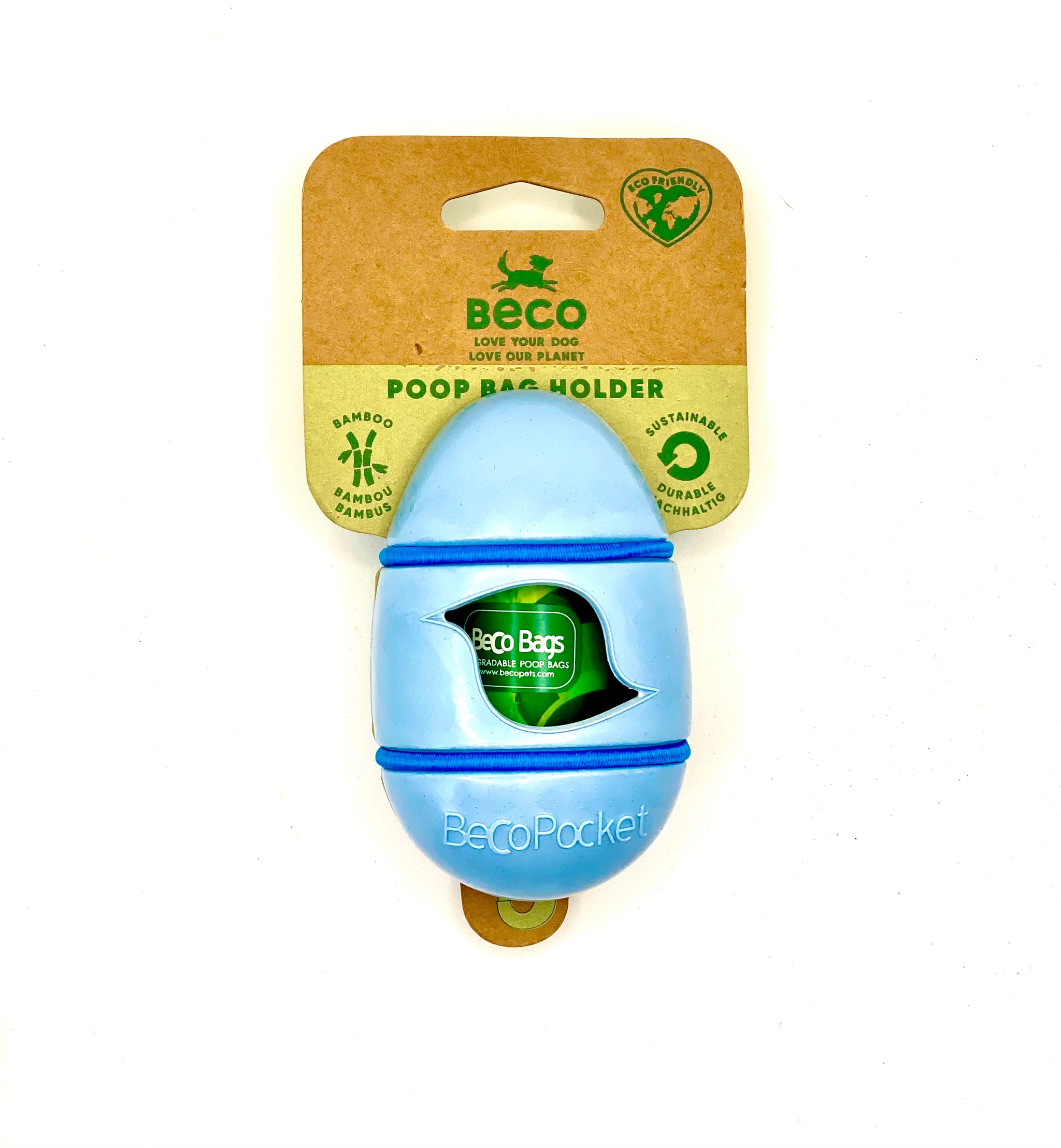 Beco Pocket Eco Friendly Bag Dispenser Blue – Allyouneediswoof