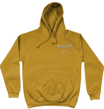 Load image into Gallery viewer, Mustard Embroidered Woof You Hoodie
